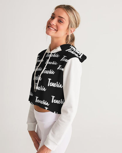 Texeria Monogram Women's Cropped Hoodie