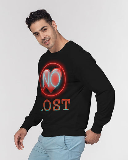 No Love- Men's Classic French Terry Crewneck Pullover
