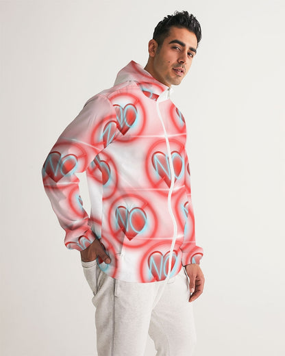 No love 2 Men's Windbreaker