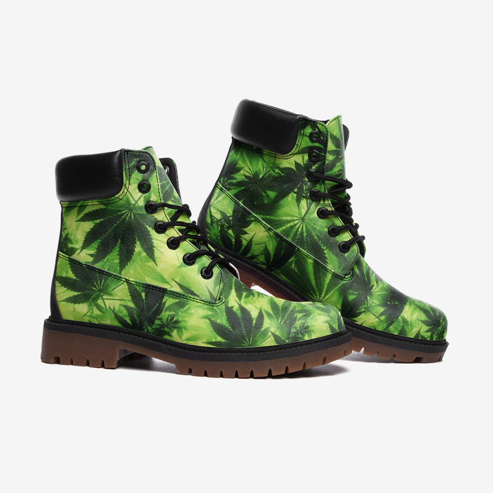 Green Leaf Casual Leather Lightweight boots