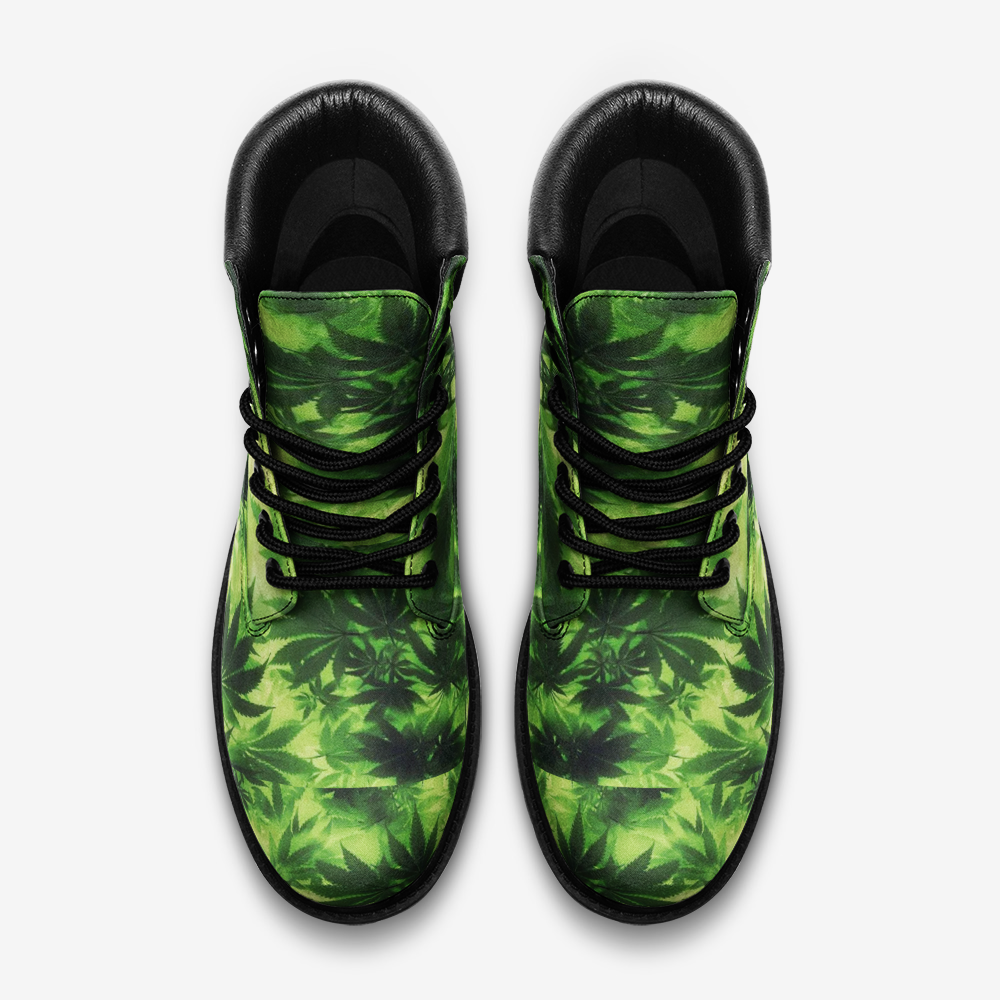Green Leaf Casual Leather Lightweight boots