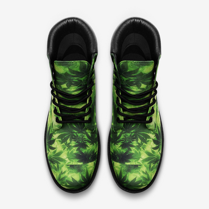 Green Leaf Casual Leather Lightweight boots