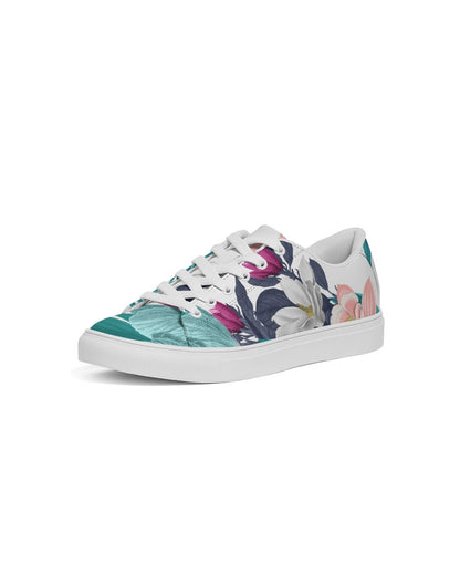 Warm Floral Women's Faux-Leather Sneaker