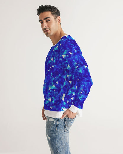 Crystal Blue Men's Long Sleeve Tee