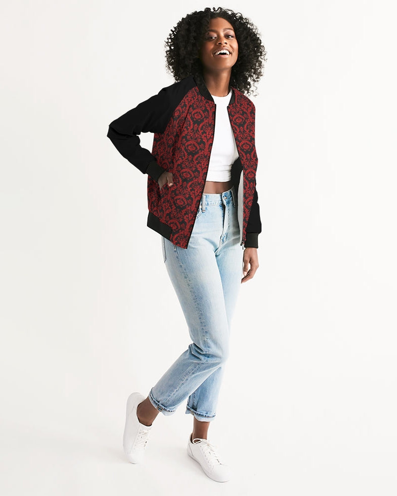 Chandelier Red Women's Bomber Jacket