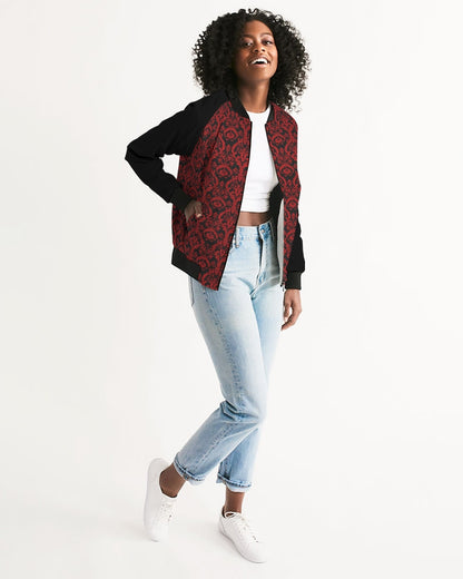 Chandelier Red Women's Bomber Jacket