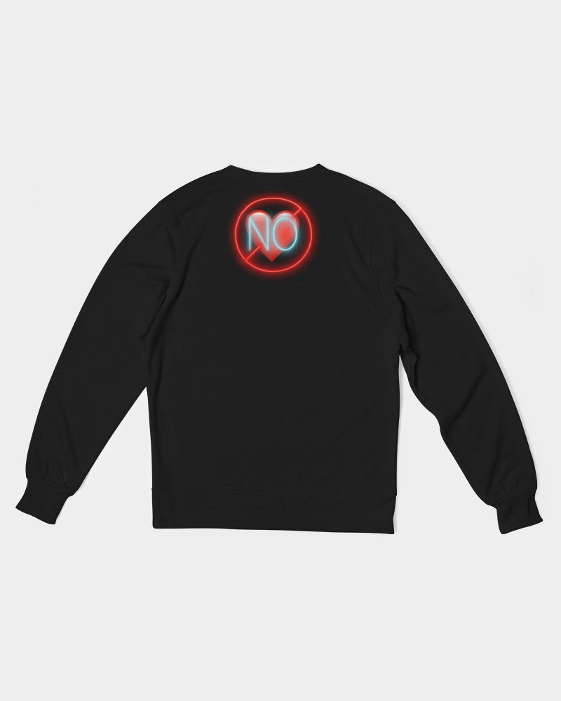 No Love- Men's Classic French Terry Crewneck Pullover