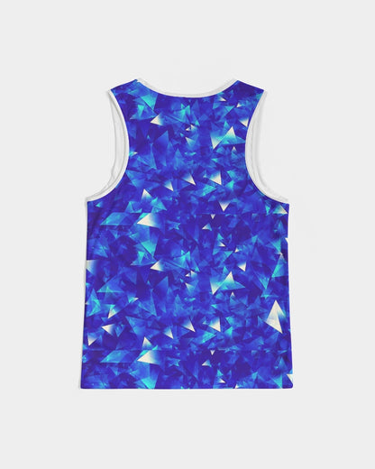 Crystal Blue Men's Sports Tank