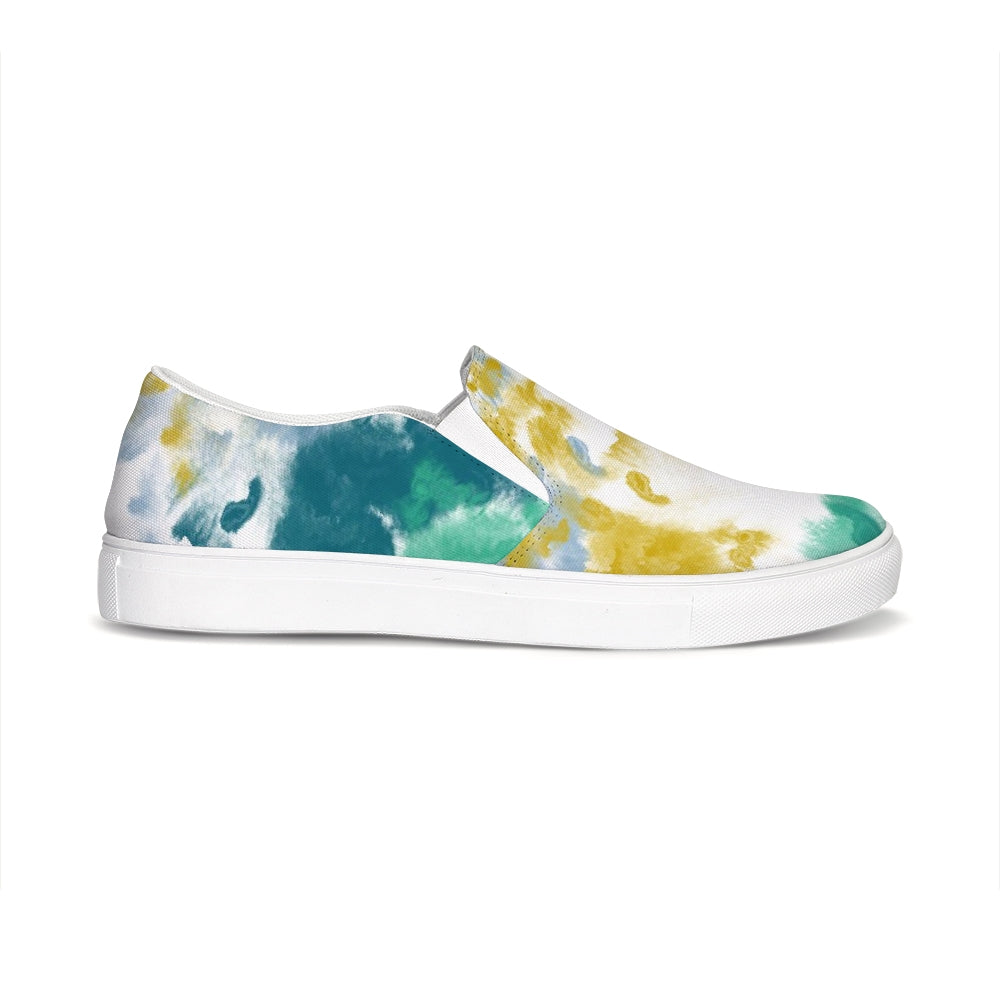 Watercolor Slip-On Canvas Shoe
