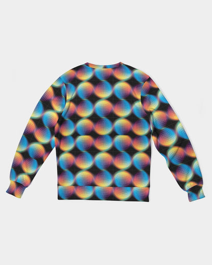 Psychedelic  Men's Classic French Terry Crewneck Pullover
