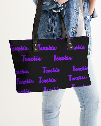 Texeria Monogram purple Stylish Tote