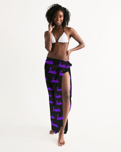 Texeria Monogram purple Swim Cover Up