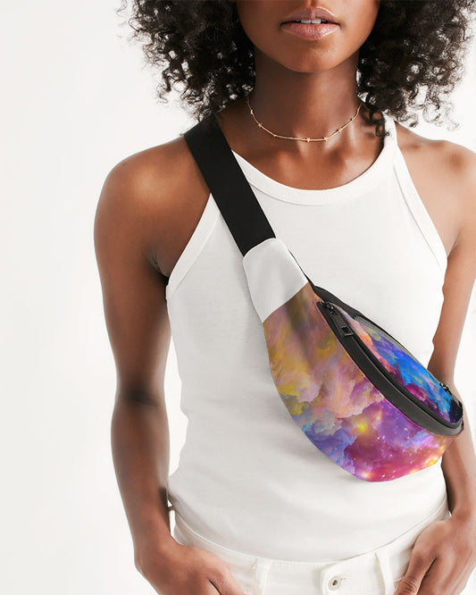 Colorful Smoke Crossbody Sling Bag