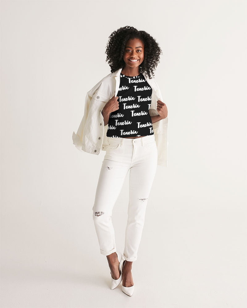 Texeria Monogram Women's Cropped Tank