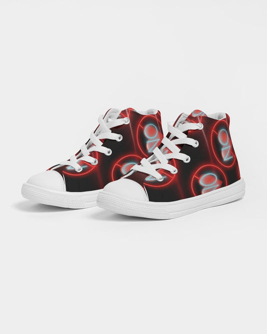 No love 3 Kids Hightop Canvas Shoe