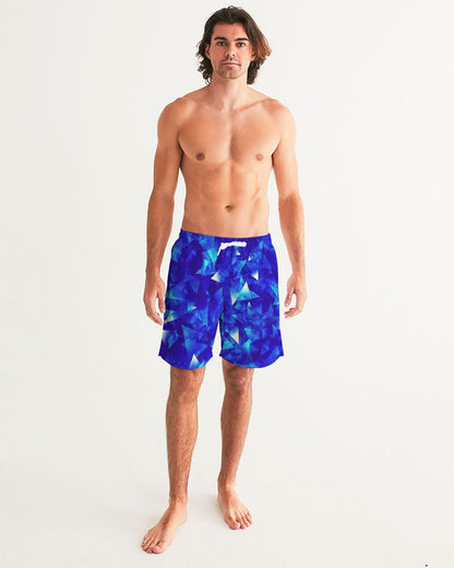Crystal Blue Men's Swim Trunk