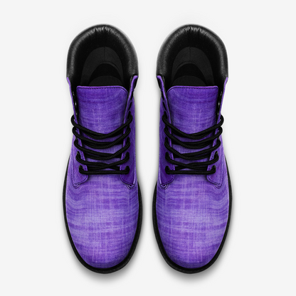 Violet Casual Leather Lightweight boots