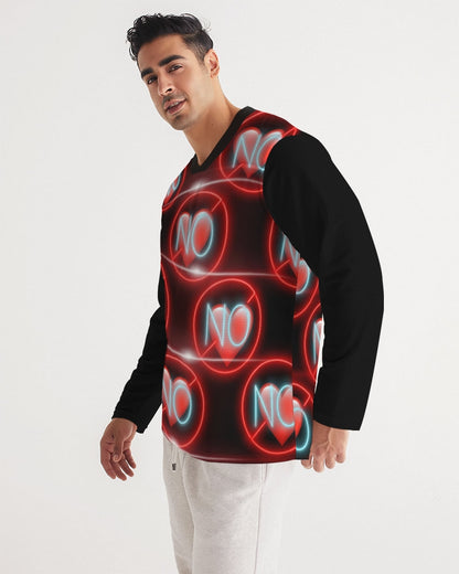 No love 3 Men's Long Sleeve Sports Jersey