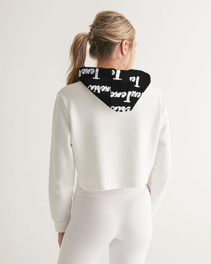 Texeria Monogram Women's Cropped Hoodie