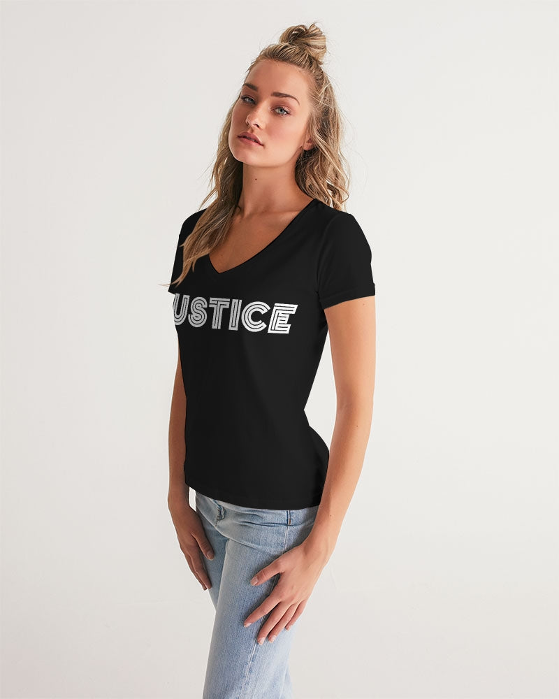 Justice Women's V-Neck Tee