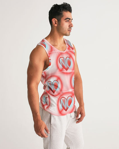 No love 2 Men's Sports Tank
