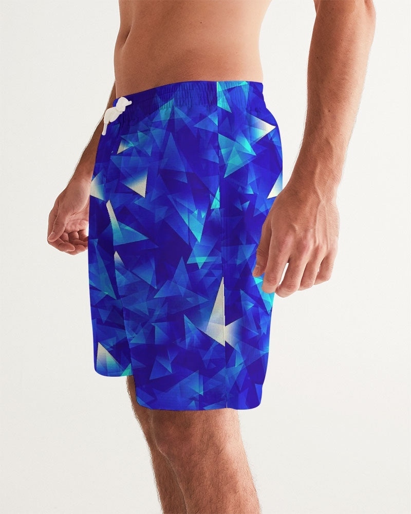 Crystal Blue Men's Swim Trunk