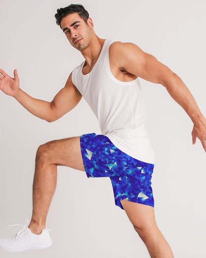 Crystal Blue Men's Jogger Shorts