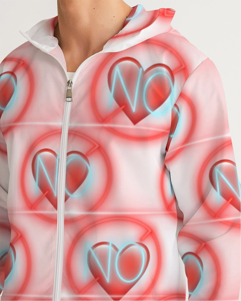 No love 2 Men's Windbreaker