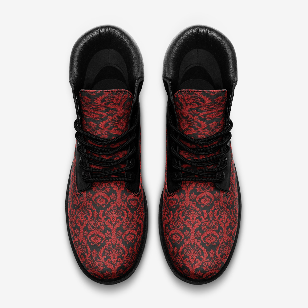 Chandelier Red 3 Casual Leather Lightweight boots