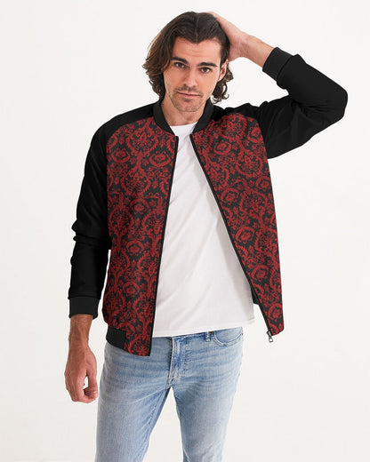Chandelier Red Men's Bomber Jacket