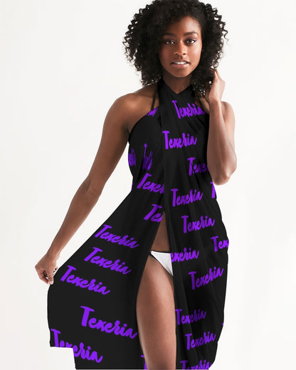 Texeria Monogram purple Swim Cover Up