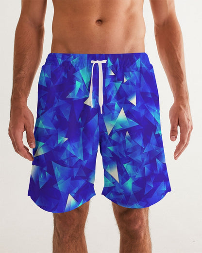 Crystal Blue Men's Swim Trunk