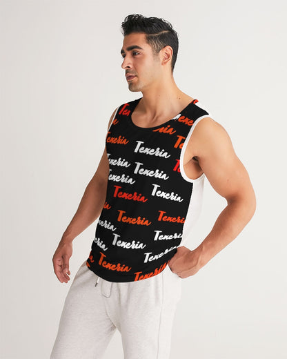 Texeria Monogram Red Men's Sport Tank