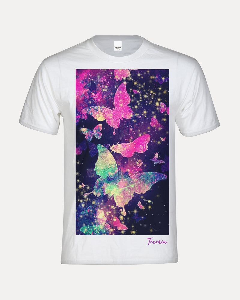 Neon butterfly kids Kids Tee