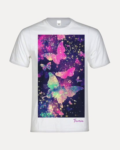 Neon butterfly kids Kids Tee
