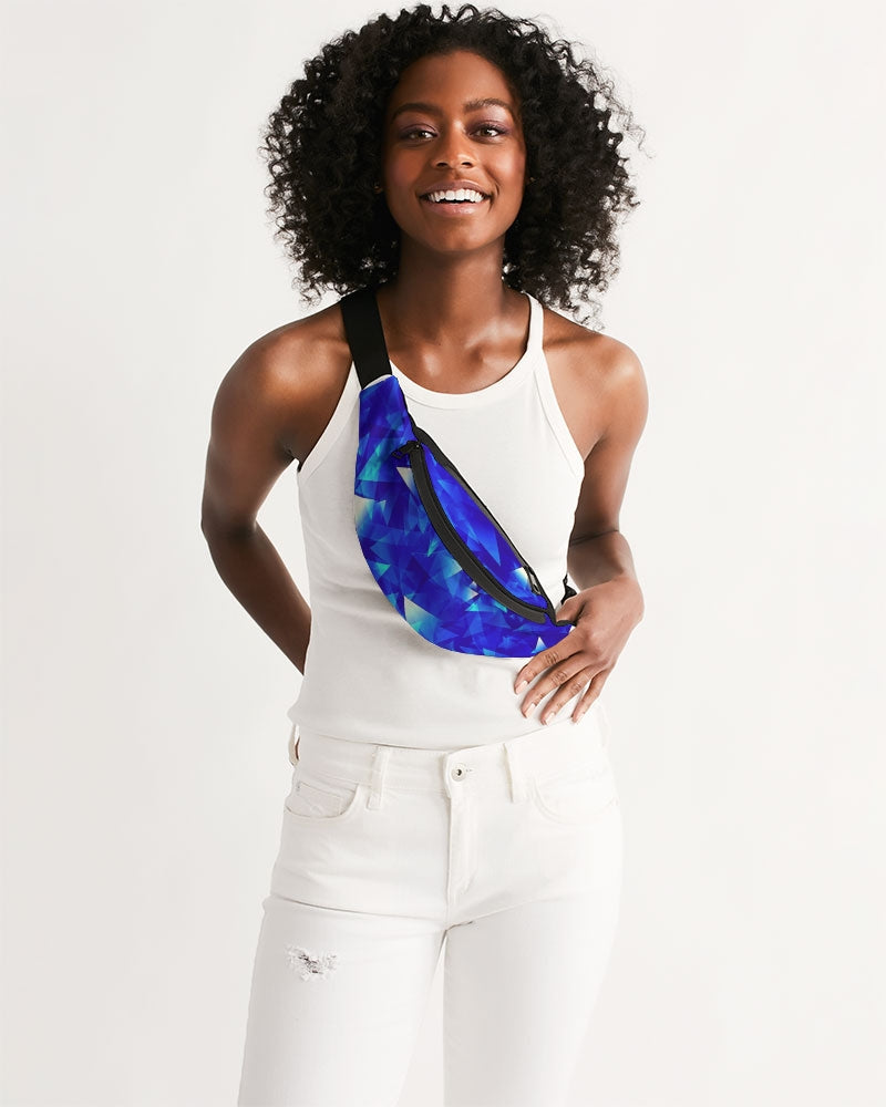 Crystal Blue Crossbody Sling Bag
