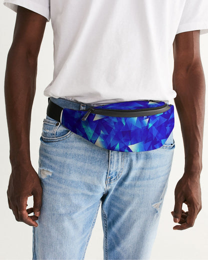 Crystal Blue Crossbody Sling Bag