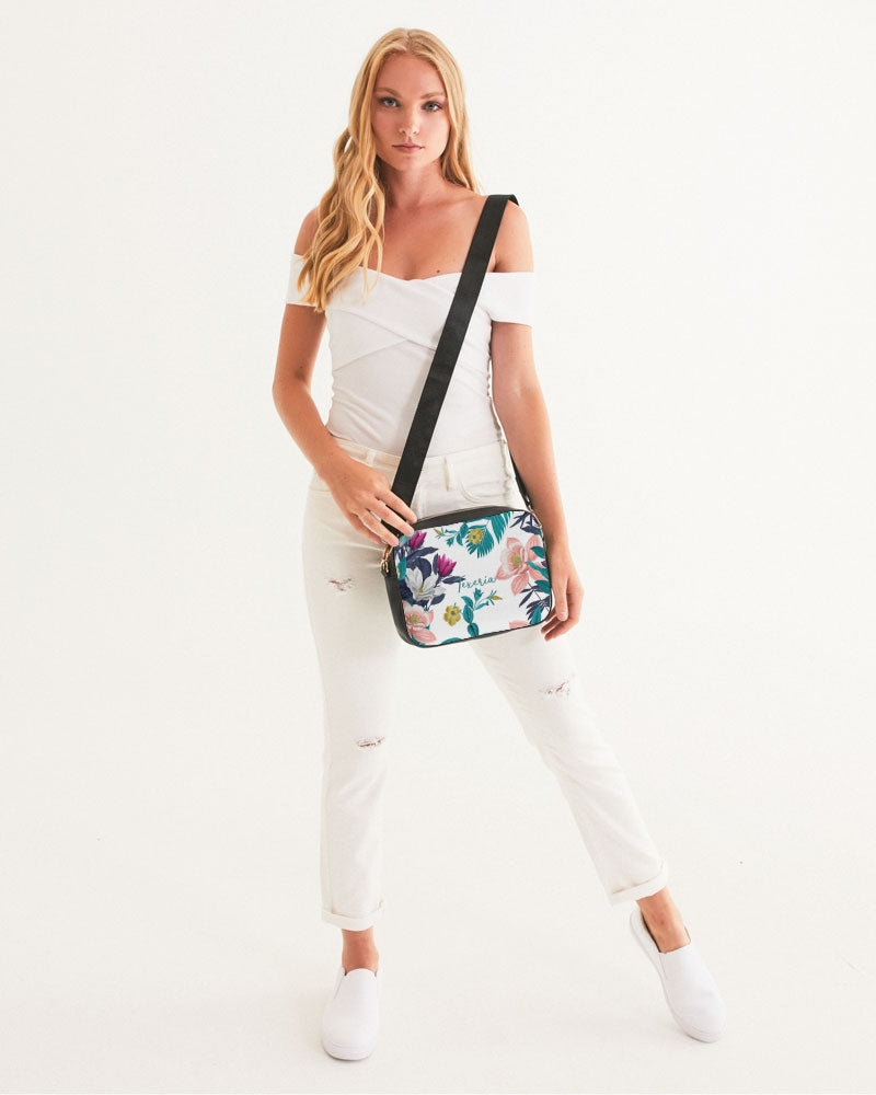 Warm Floral Crossbody Bag