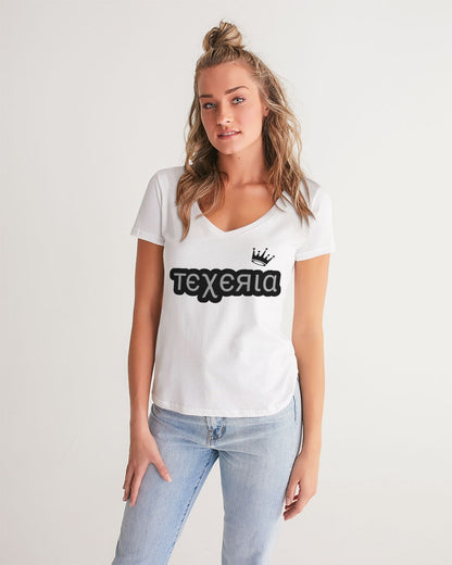 Royal. Women's V-Neck Tee