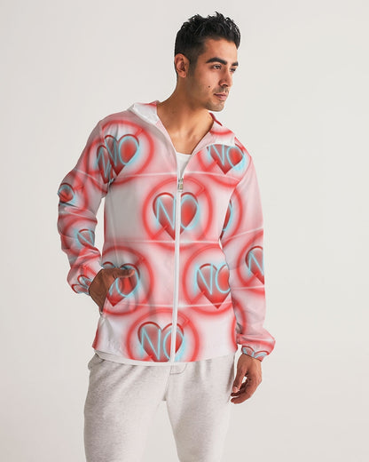 No love 2 Men's Windbreaker