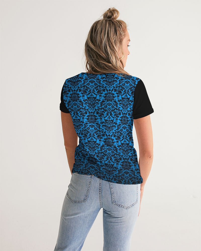 chandelier blue Women's V-Neck Tee