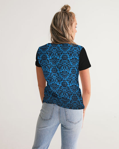 chandelier blue Women's V-Neck Tee
