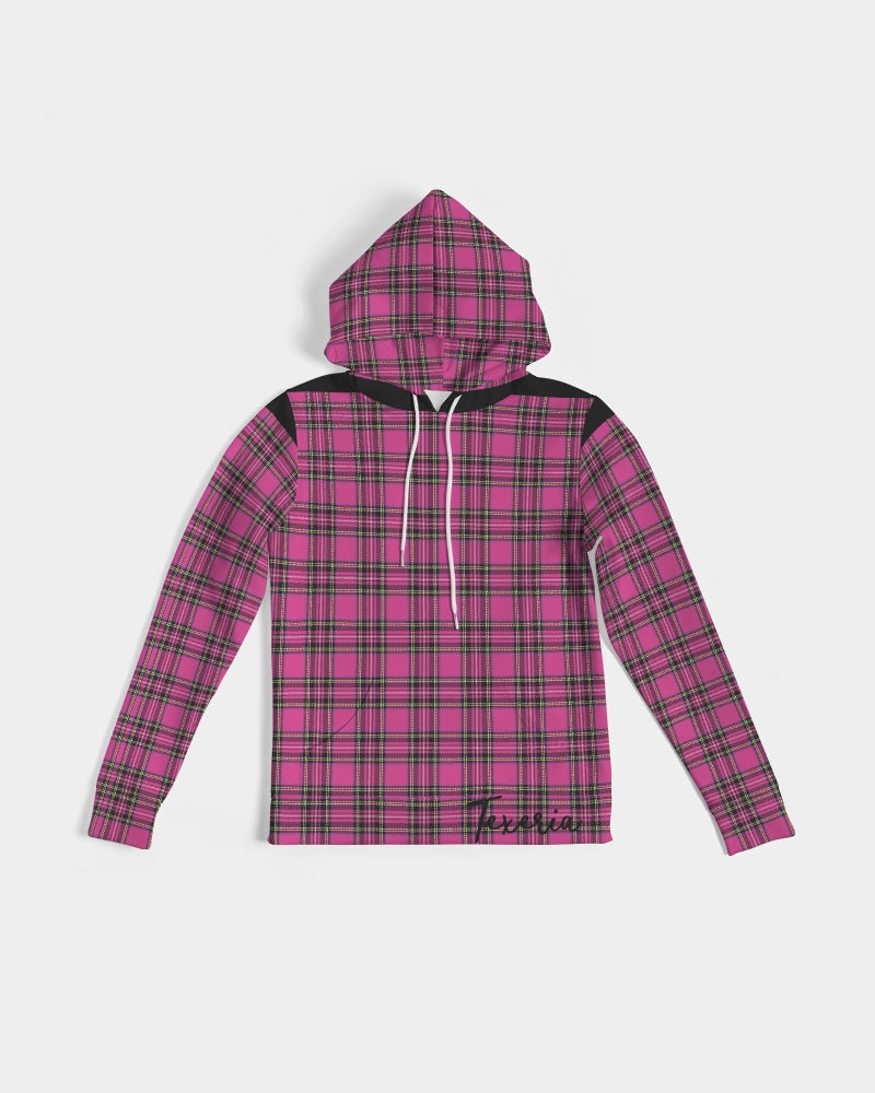 Pink Plaid Women's Hoodie