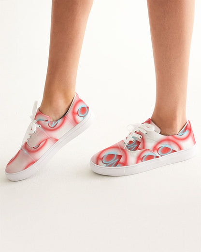 No love 2 Women's Lace Up Canvas Shoe