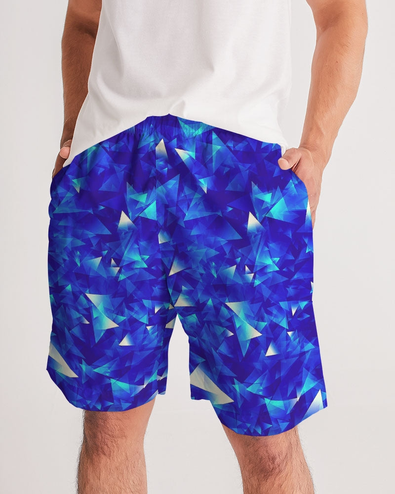 Crystal Blue Men's Jogger Shorts