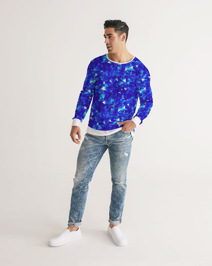 Crystal Blue Men's Long Sleeve Tee