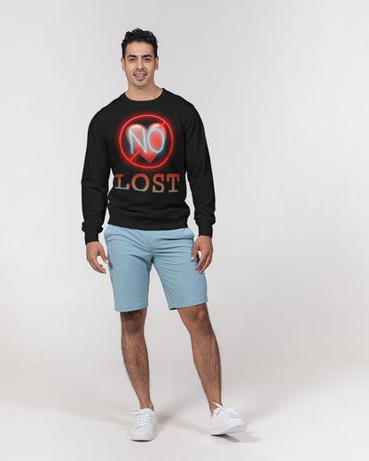 No Love- Men's Classic French Terry Crewneck Pullover
