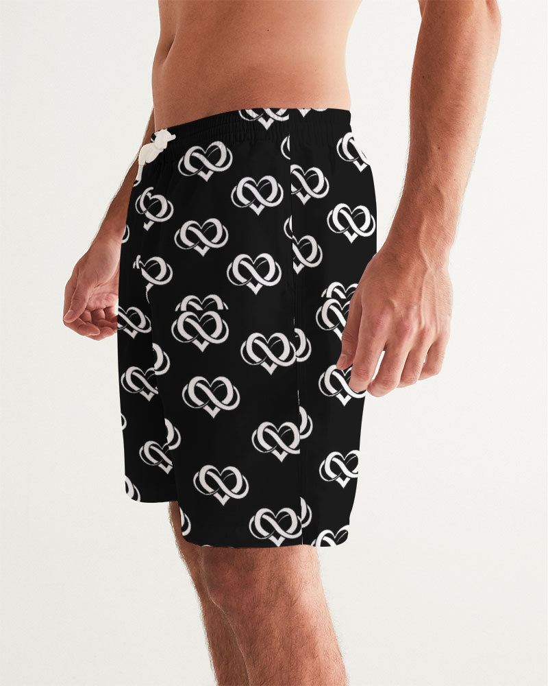 Poly Love Black Men's Swim Trunk