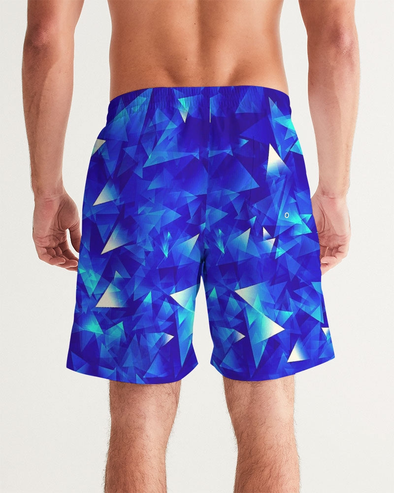 Crystal Blue Men's Swim Trunk