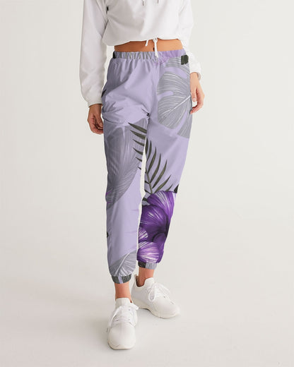 Purple Flower Women's Track Pants